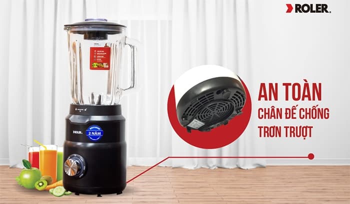 Ảnh Máy xay sinh tố Roler RB-4104B (600W, 1.5 lít)