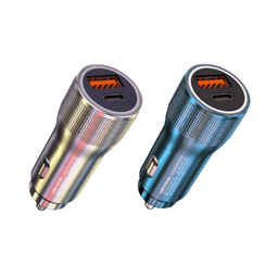 Củ sạc oto 2 cổng (USB + Type C) WK WP-C30 20W