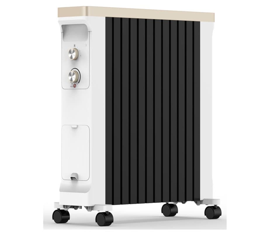 Máy sưởi dầu 12 thanh Roler RH-2117 (2200W, Kèm giá phơi và tạo ẩm)