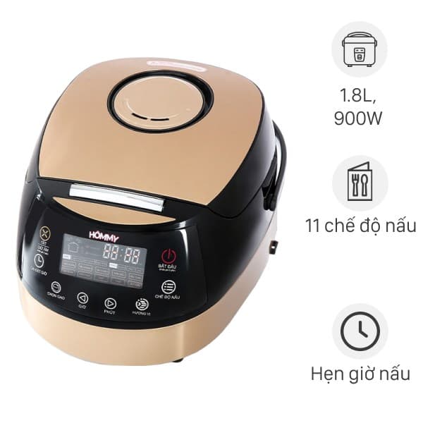Nồi cơm điện tử Hommy 1.8 lít JS-E50C