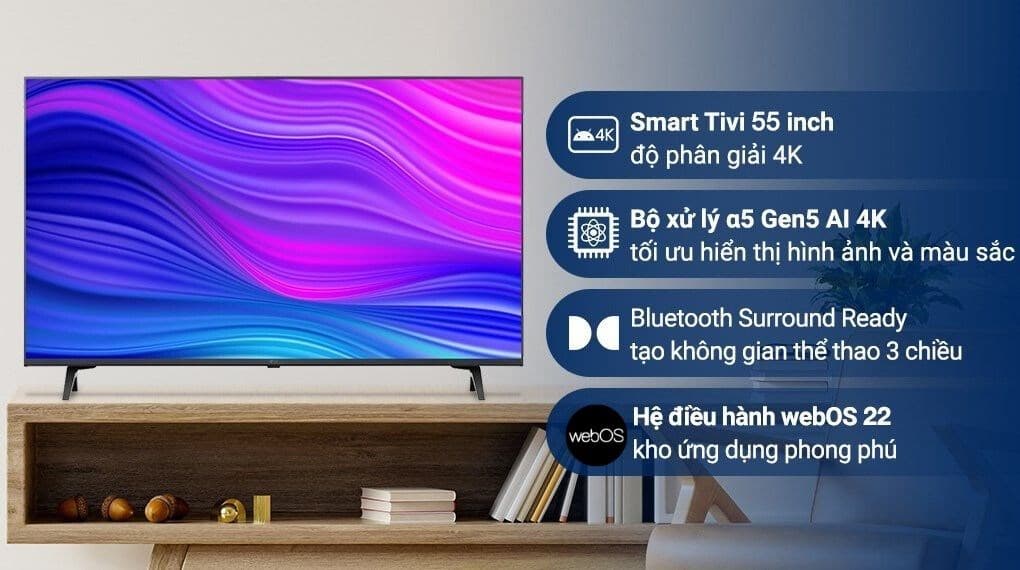 Ảnh Smart Tivi LG 4K 55 inch 55UQ8000PSC
