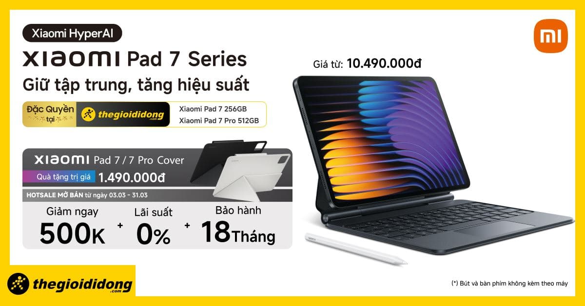 Máy tính bảng Xiaomi Pad 7 WiFi 8GB/128GB