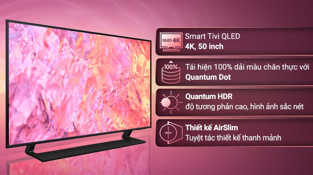Ảnh Smart Tivi QLED 4K 50 inch Samsung QA50Q60C