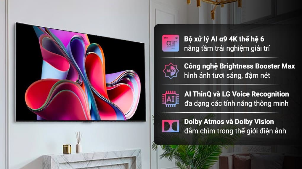 Ảnh Smart Tivi OLED Evo LG 4K 55 inch 55G3PSA