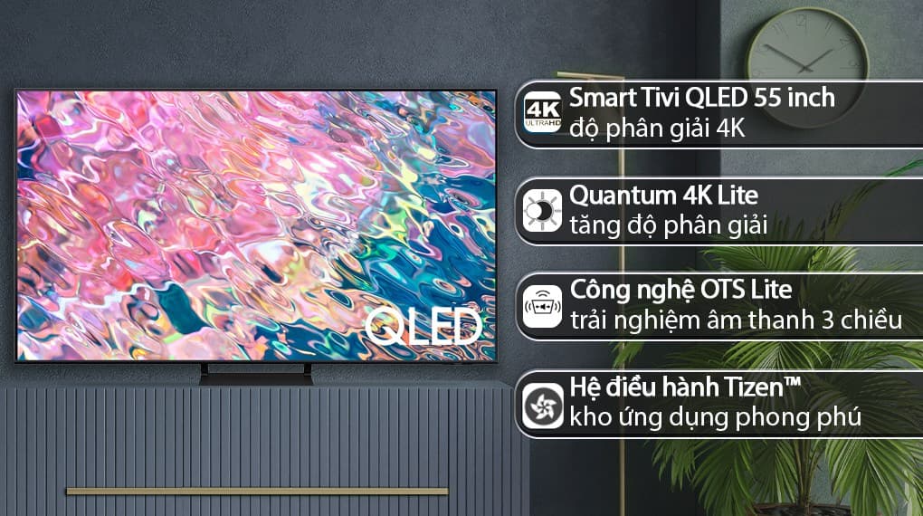 Ảnh Smart Tivi QLED 4K 55 inch Samsung QA55Q60B