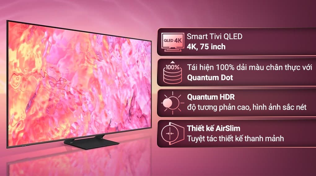 Ảnh Smart Tivi QLED 4K 75 inch Samsung QA75Q60C