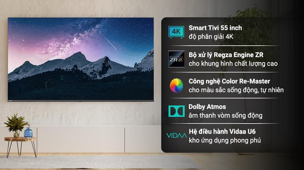 Ảnh Smart Tivi Toshiba 4K 55 inch 55E330MP