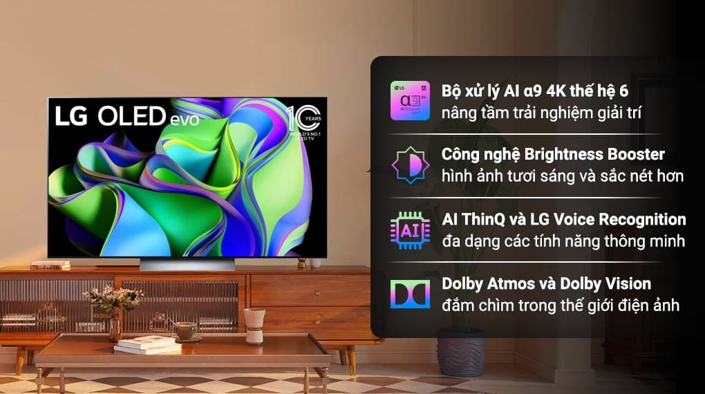 Ảnh Smart Tivi OLED LG 4K 65 inch 65C3PSA