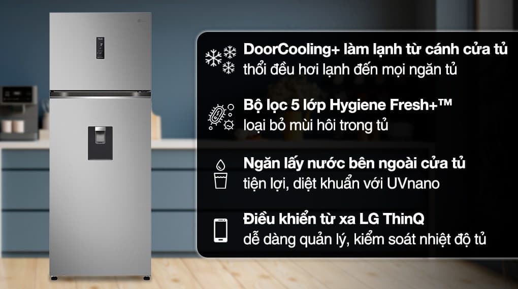 Ảnh Tủ lạnh LG Inverter 459 lít LTD46SVMA