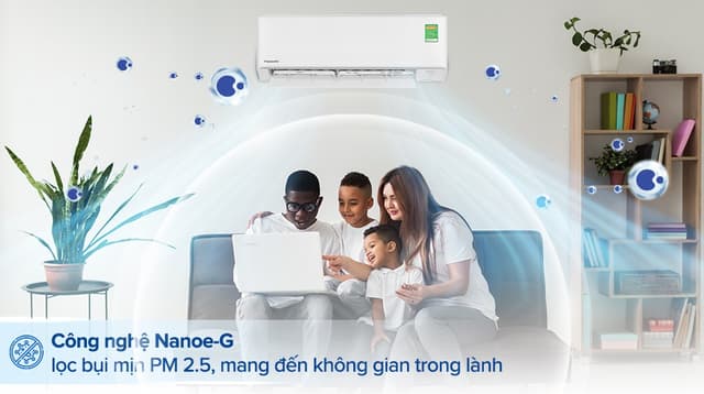 Ảnh Máy lạnh Panasonic Inverter 1.5 HP CU/CS-PU12AKH-8 1