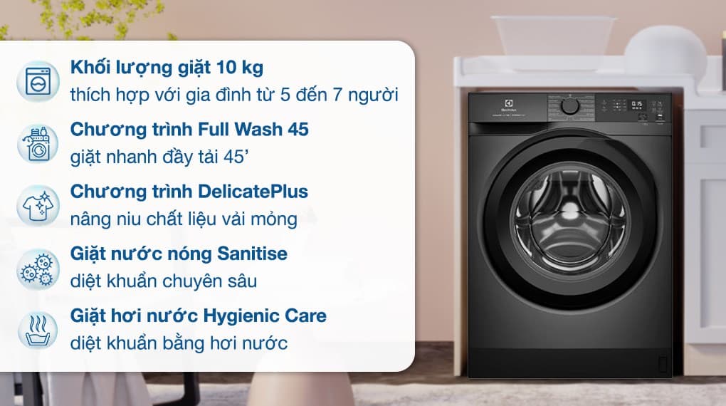 Ảnh Máy giặt Electrolux UltimateCare 300 Inverter 10 kg EWF1024D3SC