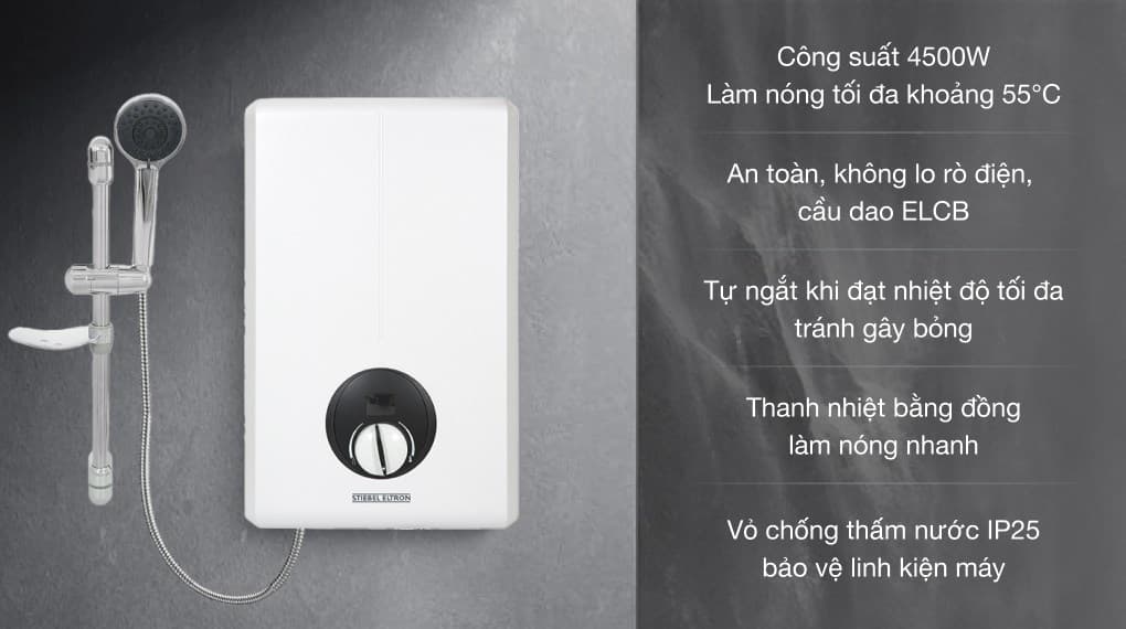 Ảnh Máy nước nóng trực tiếp Stiebel Eltron 4500W XGL 45 EC
