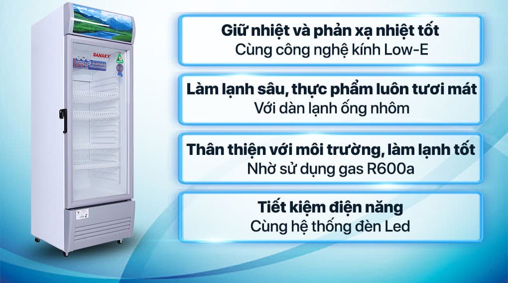 Ảnh Tủ mát Sanaky 290 lít TM.VH358KL