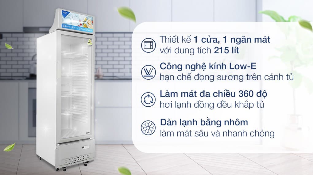 Ảnh Tủ mát Aqua 215 lít AQS-AF340S