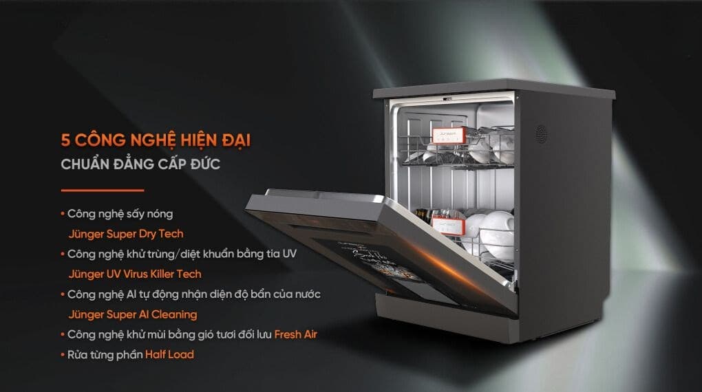 Ảnh Máy rửa chén độc lập Junger Leopard DWJ-143