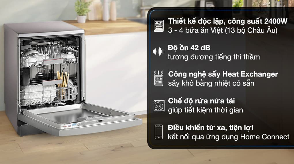 Ảnh Máy rửa chén độc lập Bosch SMS4EKI06E