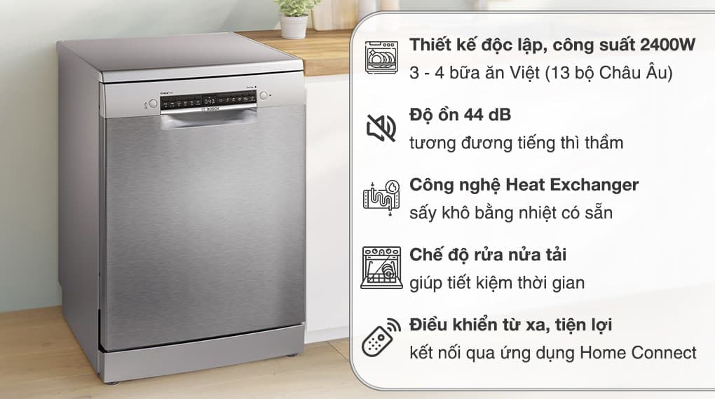 Ảnh Máy rửa chén độc lập Bosch SMS4ECI26E