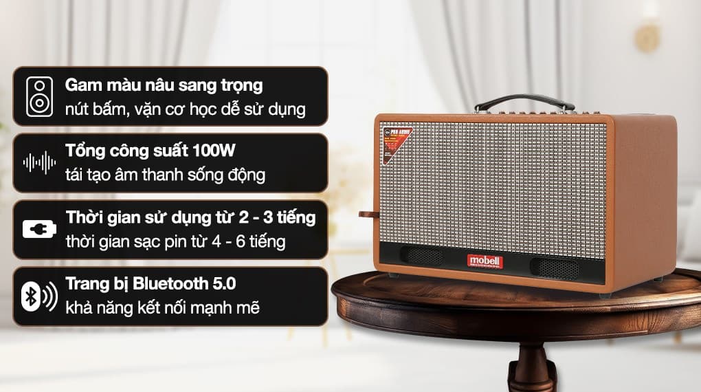 Ảnh Loa karaoke xách tay Mobell MK-4960A 100W