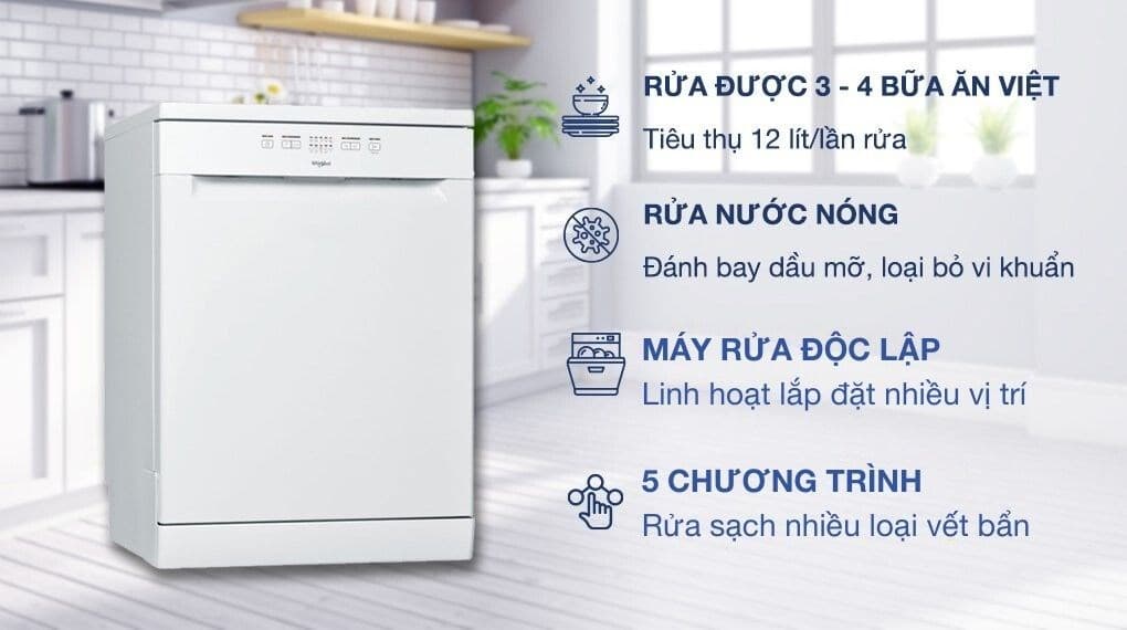 Ảnh Máy rửa chén độc lập Whirlpool WFE 2B19