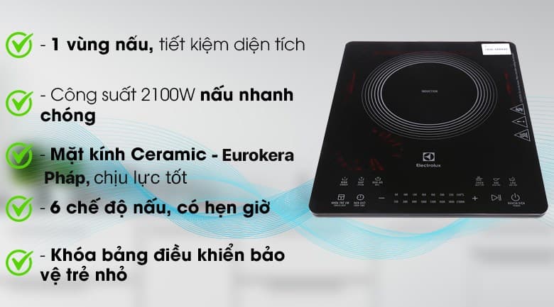 Ảnh Bếp từ Electrolux ETD42SKR