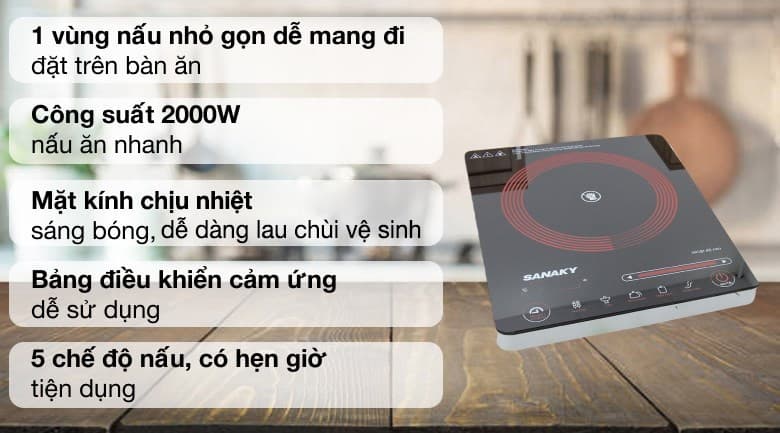Ảnh Bếp hồng ngoại Sanaky SNK2102HG
