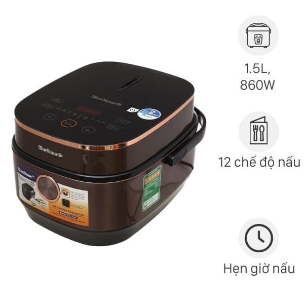 Nồi cơm điện tử BlueStone 1.5 lít RCB-5949