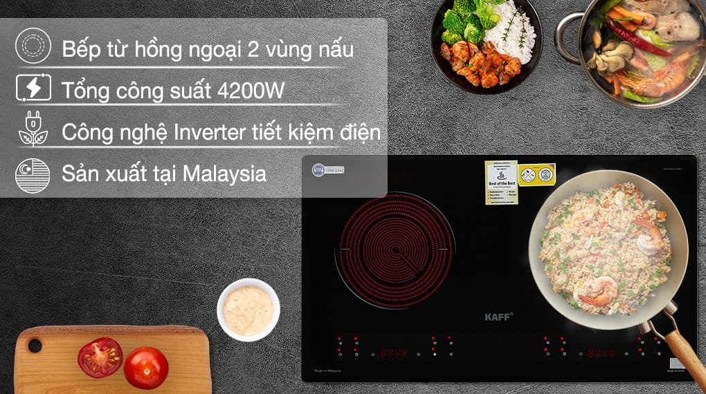 Ảnh Bếp từ hồng ngoại lắp âm KAFF KF-073IC