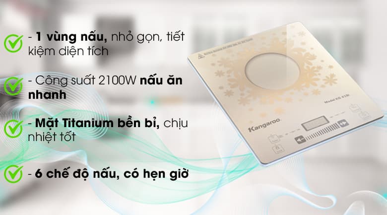 Ảnh Bếp từ Kangaroo KG419i