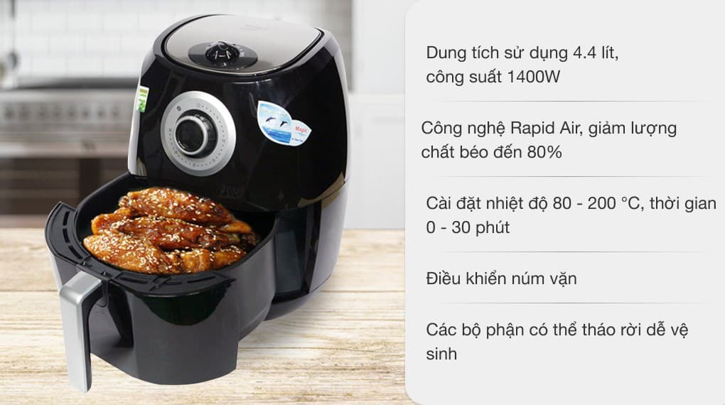 Ảnh Nồi chiên không dầu Magic A84 4.4 lít