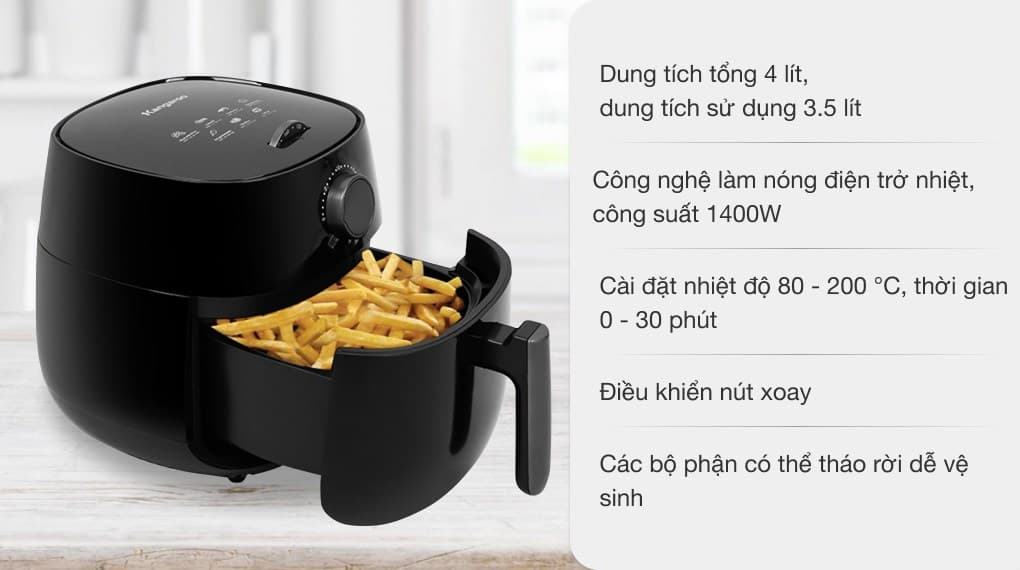 Ảnh Nồi chiên không dầu Kangaroo KG42AF1 4 lít