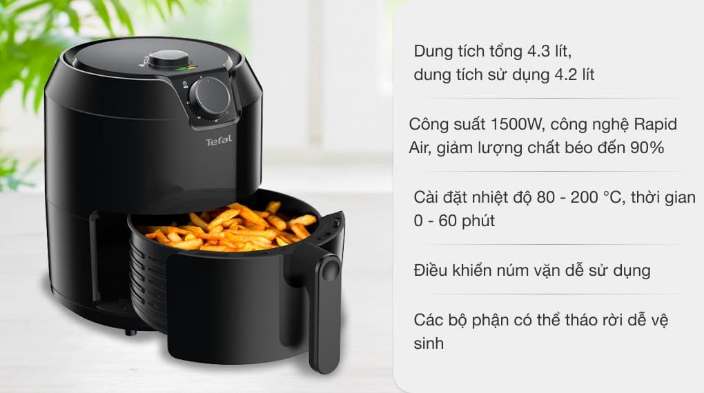 Ảnh Nồi chiên không dầu Tefal EY201815 4.2 lít