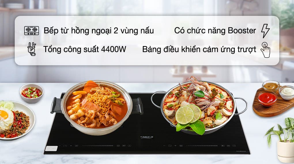 Ảnh Bếp từ hồng ngoại lắp âm Chef's EH-MIX220