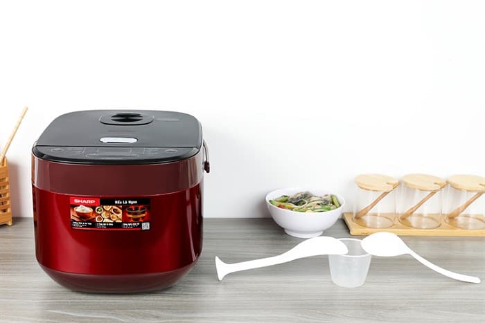 Ảnh Nồi cơm điện tử Sharp 1.8 lít KS-COM194EV-RD