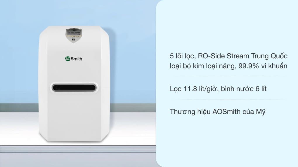 Ảnh Máy lọc nước RO Aosmith E3 5 lõi