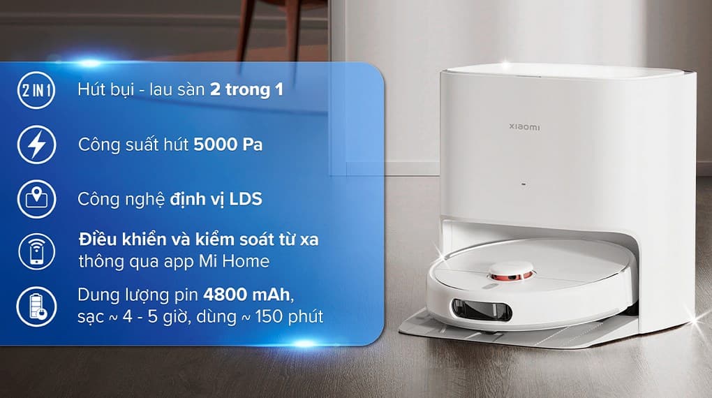 Ảnh Robot hút bụi lau nhà Xiaomi X20