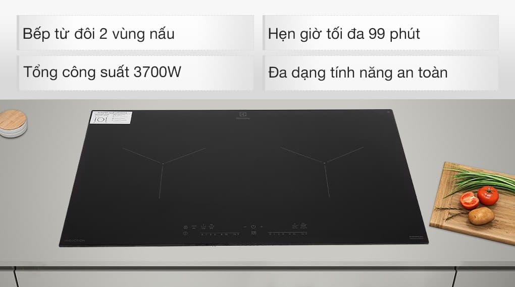 Ảnh Bếp từ đôi lắp âm Electrolux EHI7280BB