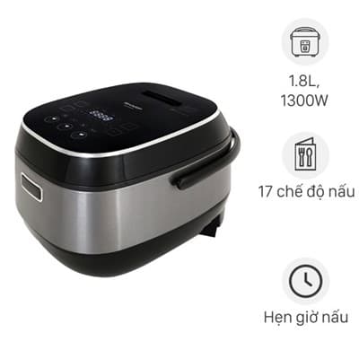 Nồi cơm cao tần Sharp 1.8 lít KS-IH191V-BK