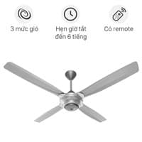 Quạt trần KDK 4 cánh M56XR(SIL) 59W Điện gia dụng