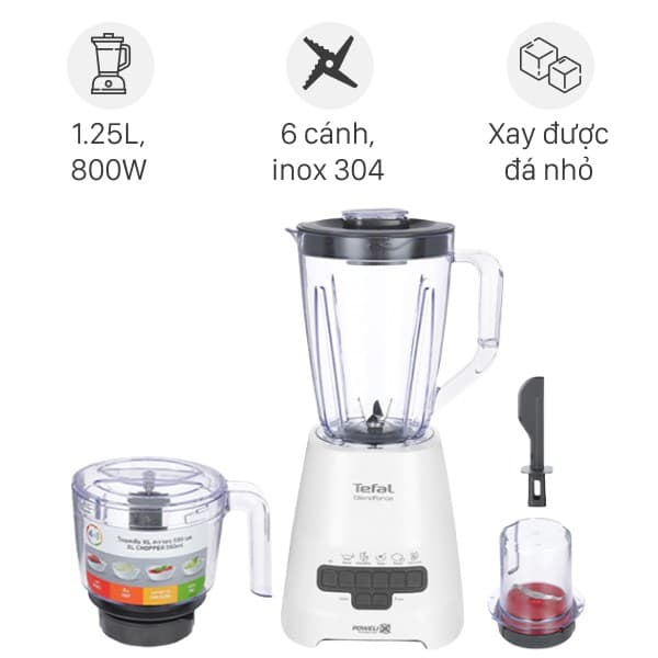 Máy xay sinh tố đa năng Tefal BlendForce Piano BL47YB66 Điện gia dụng