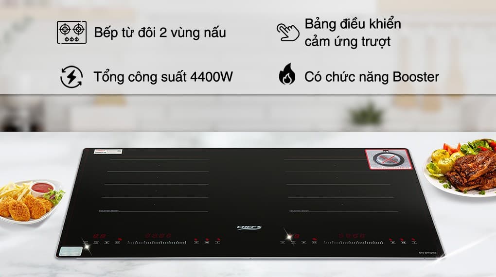 Ảnh Bếp từ đôi lắp âm Chef's EH - DIH203