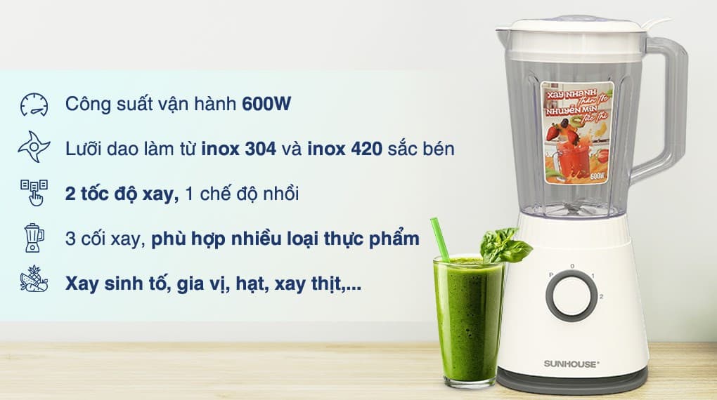 Ảnh Máy xay sinh tố đa năng Sunhouse SHD5316