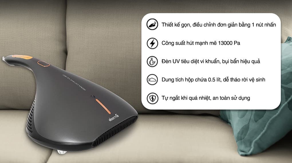 Ảnh Máy hút bụi đệm giường Deerma EX919
