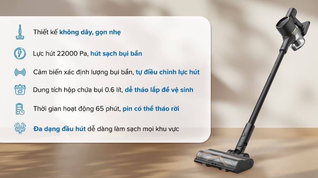 Ảnh Máy hút bụi không dây Dreame R10 Pro