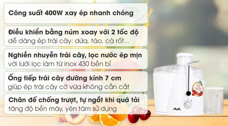 Ảnh Máy ép trái cây AVA GS-320