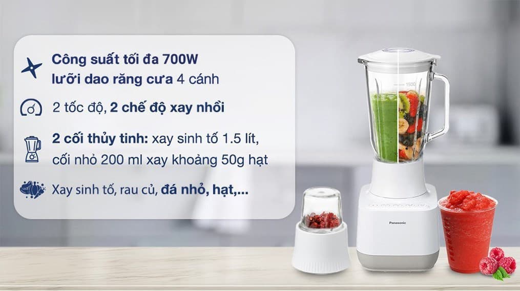 Ảnh Máy xay sinh tố đa năng Panasonic MX-MG5351WRA