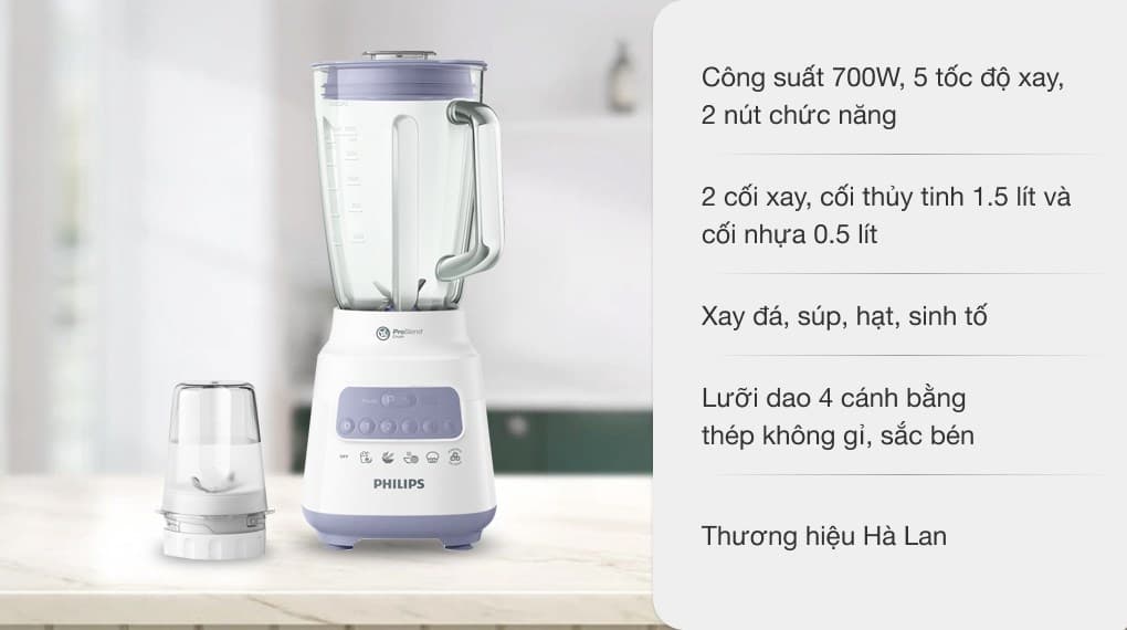Ảnh Máy xay sinh tố đa năng Philips HR2222/00