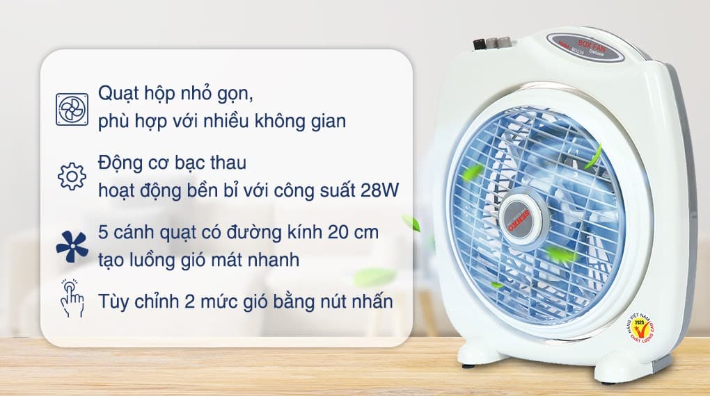 Ảnh Quạt hộp Senko 5 cánh BD230 28W