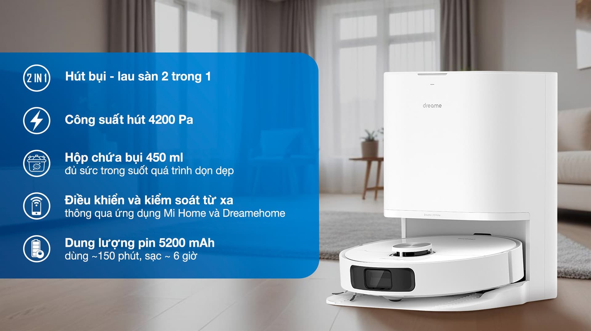 Ảnh Robot hút bụi lau nhà Dreame L10 Prime