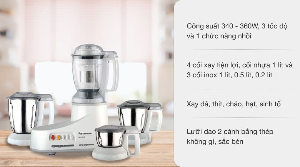 Ảnh Máy xay sinh tố đa năng Panasonic MX-AC400WRA