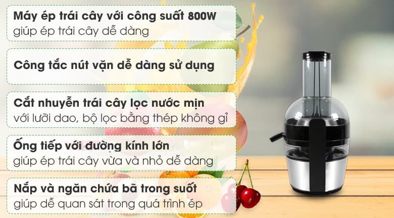 Ảnh Máy ép trái cây Philips HR1863